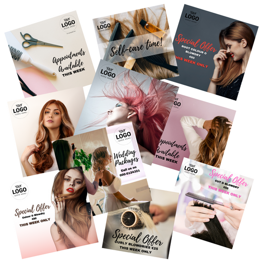 Editable social media graphics for your business